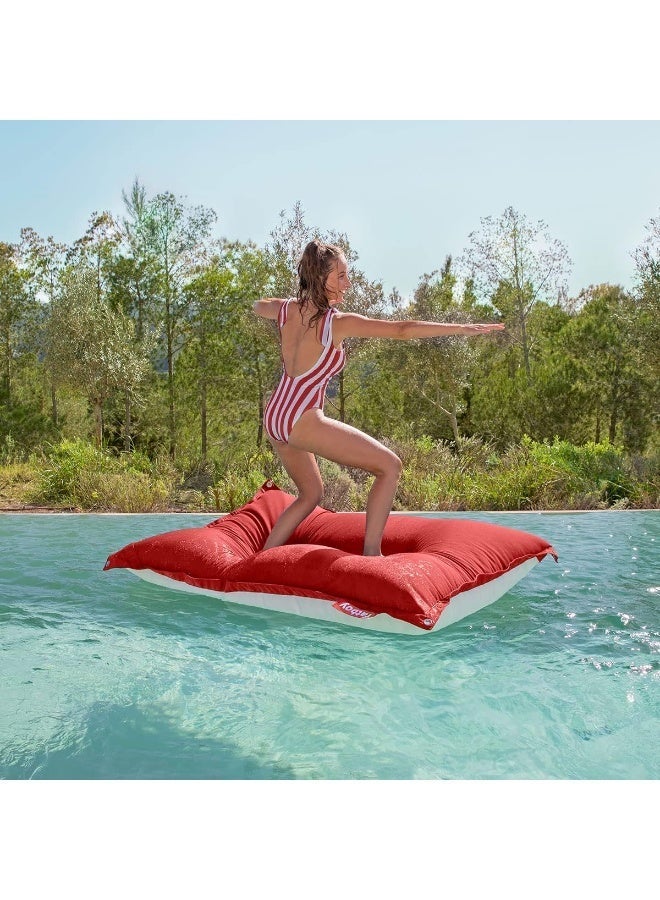 Fatboy Original Floatzac Floating Bean Bag, adjustable beanbag, Suitable for indoor and outdoor pool use, Water repellent fabric, Suitable for the Pool & Beach 134 x 185 cm (Red) - Image 2